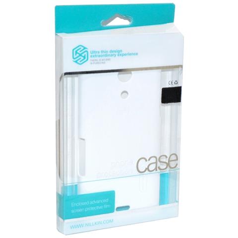 Custodia Frosted Shell Posteriore Rigida Antiscivolo Microsoft Lumia 550 White - Foto 2