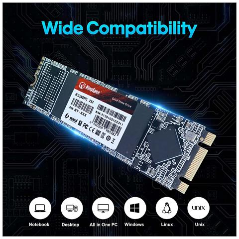 SSD 256 GB M2.228 Interfaccia M. 2 SATA NGFF Disco Stato Solido Lenovo Dell Hp Notebook - Foto 6