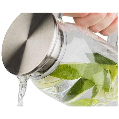 Aps-germany 10792 Caraffa, Brocca E Bottiglia 1,5 L Acciaio Inossidabile, Trasparente - Foto 2