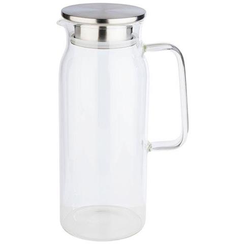 Aps-germany 10792 Caraffa, Brocca E Bottiglia 1,5 L Acciaio Inossidabile, Trasparente - Foto 1