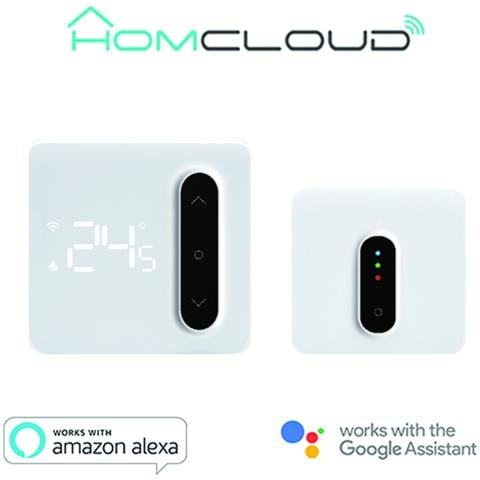 Cronotermostato digitale Smart Homcloud Wi-Fi + ricevitor RF - Foto 1
