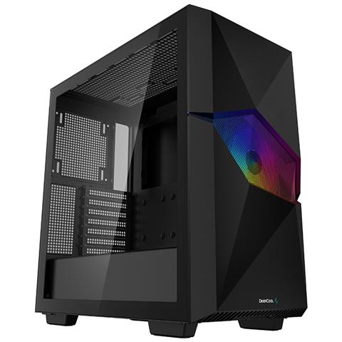 Case CYCLOPS Midi Tower ATX, EATX, micro ATX, Mini-ITX 1 Porta USB 3.2 Nero (Finestrato) - Foto 1
