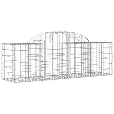 Cesto Gabbione Ad Arco 200x50x60/80 Cm Ferro Zincato - Foto 1