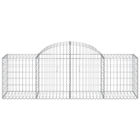 Cesto Gabbione Ad Arco 200x50x60/80 Cm Ferro Zincato - Foto 2