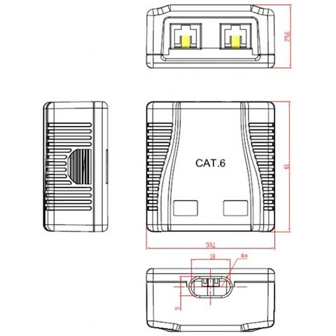 Cavo Di Rete Rigido Utp Categoria 6 Ncac-2f6-01 Bianco - Foto 3