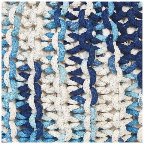 Pouf Conrad Cotone Blu - Foto 2