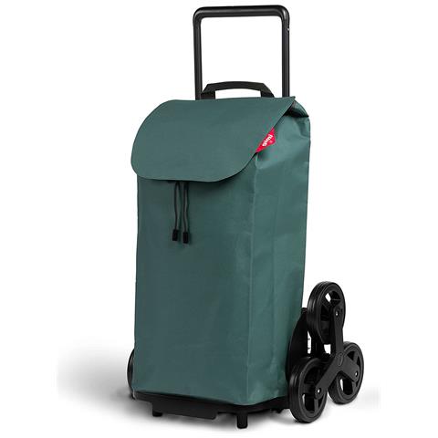 Carrello Trolley Portaspesa A Tre Ruote Saliscale - Green - Foto 1