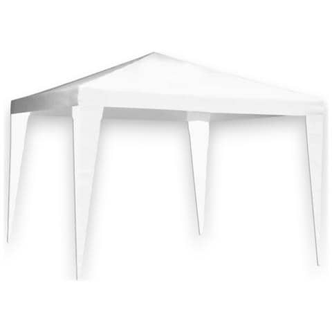Gazebo 3x4 Mt Con Struttura In Acciaio E Copertura In Polipropilene Bianco Per Fiere E Mercatini - Foto 1