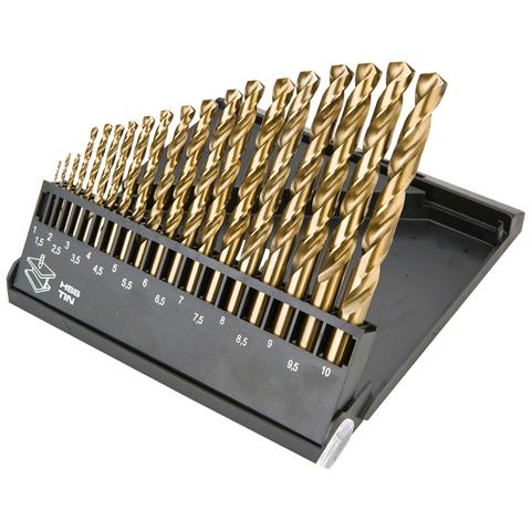 Punte Per Metallo Hss-tin 1,0-10,0 Mm, Set Da 19 Pz. - Foto 1