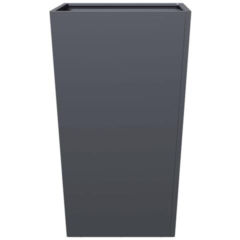 Fioriere da Giardino 2 pz Antracite 45x45x75 cm in Acciaio - Foto 10