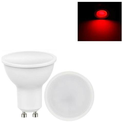 Faretto Led Gu10 Ad Incasso Lampadina 6w Luce Rossa - Foto 1