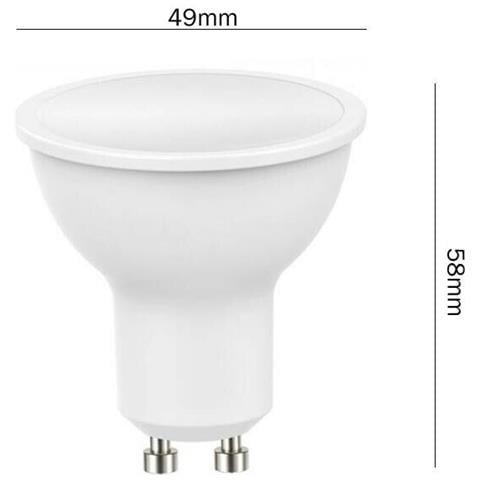 Faretto Led Gu10 Ad Incasso Lampadina 6w Luce Rossa - Foto 2