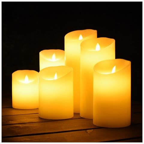 Luce A Candela Led Tremolante (oscillazione Fluida) M - Foto 5