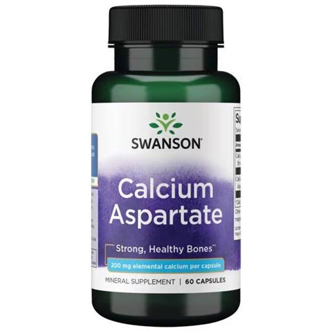Aspartato Di Calcio 200 Mg 60 Capsule Swanson Health Products - Foto 3