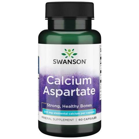 Aspartato Di Calcio 200 Mg 60 Capsule Swanson Health Products - Foto 1