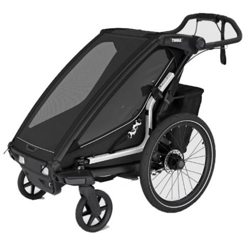 Carrello Bici Chariot Sport2 Single Thule - Black - Foto 1