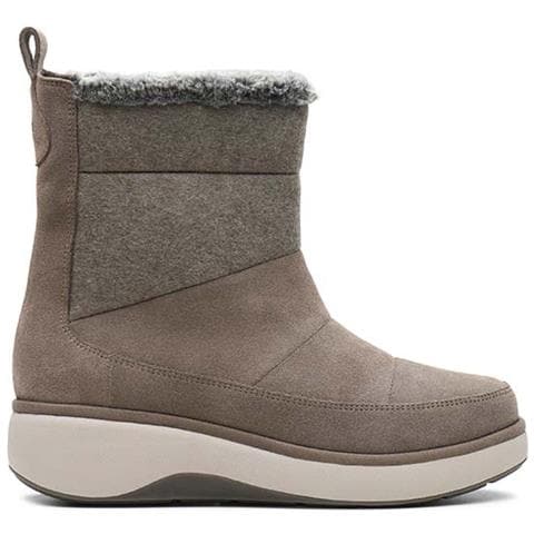 Un Vista Walk2, Stivali Da Donna In Pelle Marrone Con Bordo In Pelliccia 38 - Foto 1