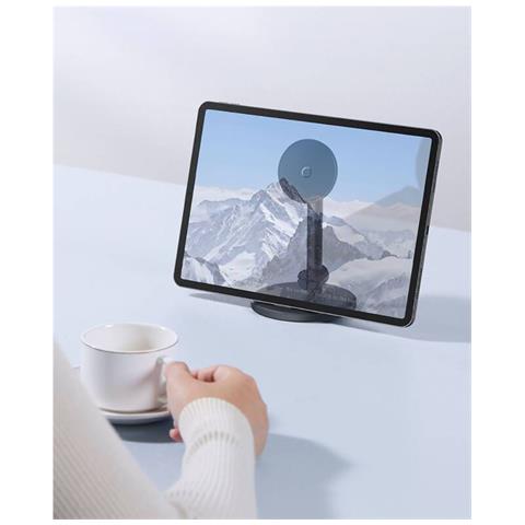 Supporto Da Tavolo Magnetico Modello Magpro Ruotabile Di 360° E Inclinabile Di 90, Nero - Foto 5