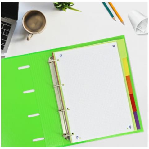 400159037 divisore Polipropilene (PP) Verde, Lillà, Arancione, Rosso, Giallo 5 pz - Foto 2