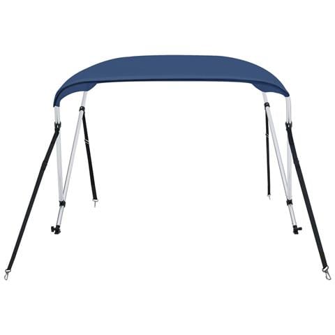 Bimini Di Prua Con Tendalino A 2 Archi Blu Marino 180x130x110cm - Foto 2