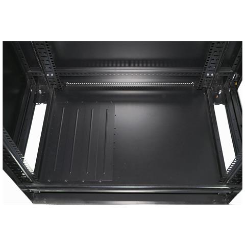 Extralink Armadio per montaggio su rack 32U 600x600 Nero in piedi, Rack indipendenti, 32U, 600 kg, Lucchetti, Piedini regolabili, Nero - Foto 2
