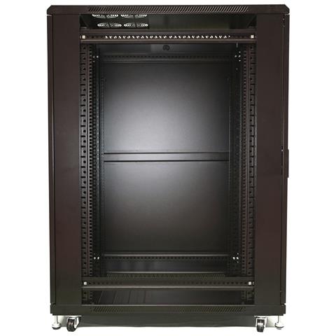 Extralink Armadio per montaggio su rack 32U 600x600 Nero in piedi, Rack indipendenti, 32U, 600 kg, Lucchetti, Piedini regolabili, Nero - Foto 7