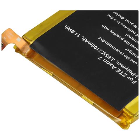 Batteria Di Ricambio Per Zte Axon 7 Li-polymer 3,85v 3100mah 11,9wh - Foto 3