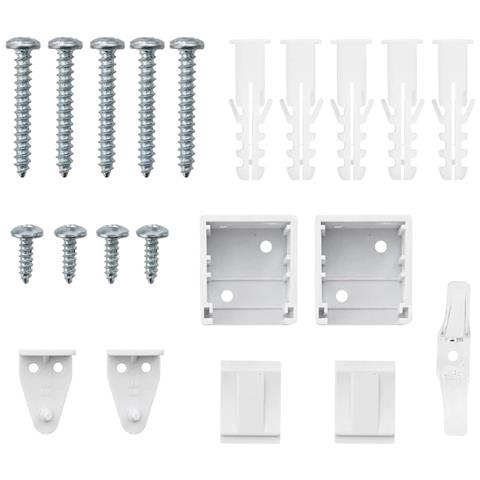 Tenda per Finestra con tende Bianco Alluminio - Foto 9