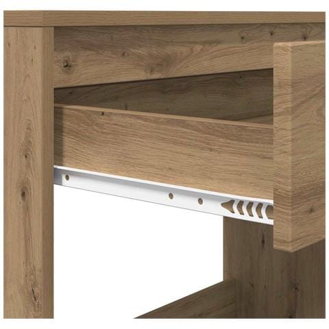 Scrivania Rovere artigianale 100 x 50 x 78 cm Legno multistrato - Foto 9