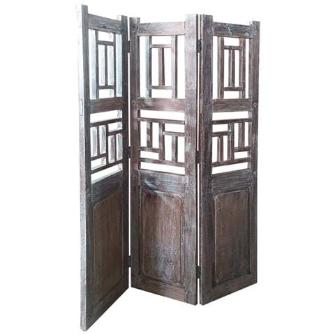 Paravento Legno Marrone114x3x176h - Foto 1