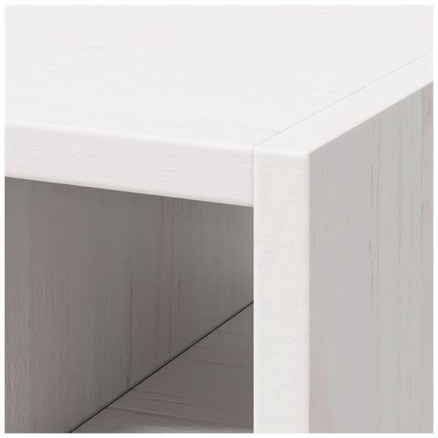 Portabottiglie 2 pcs Bianco 56 x 25 x 56 cm Pino massello - Foto 9