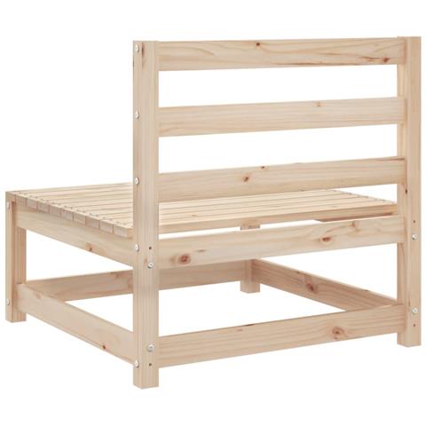 Set Divani da Giardino 6 pz in Legno Massello di Pino - Foto 9