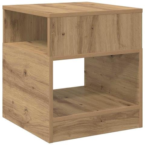 Tavolino Rovere artigianale 40,5 x 40 x 45 cm Legno multistrato - Foto 1