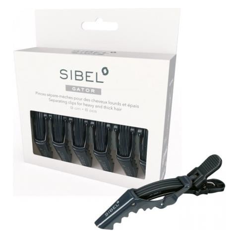 Clip Nere Per La Separazione Dei Capelli Strong Gator 9 Cm 6 Pezzi, - Foto 2