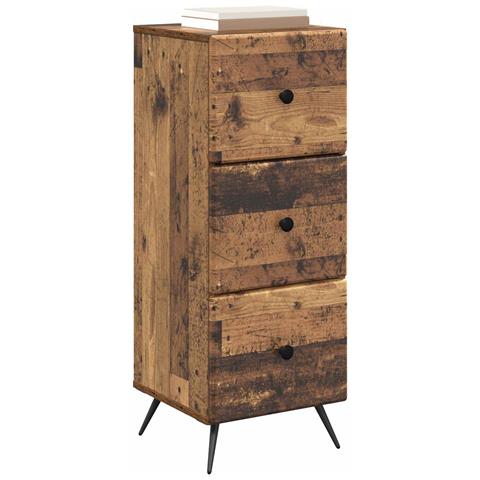 Mobile con Cassetti Legno antico 33 x 34,5 x 90 cm - Foto 2