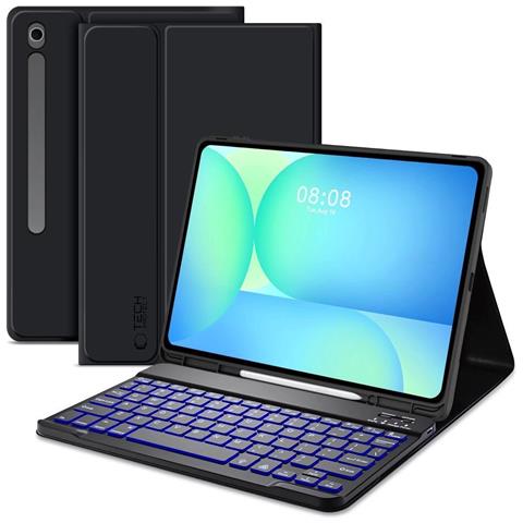 Custodia Per Tastiera Con Supporto E Stilo Per Samsung Galaxy Tab S10 Fe+ 13.1, Nera, - Foto 1