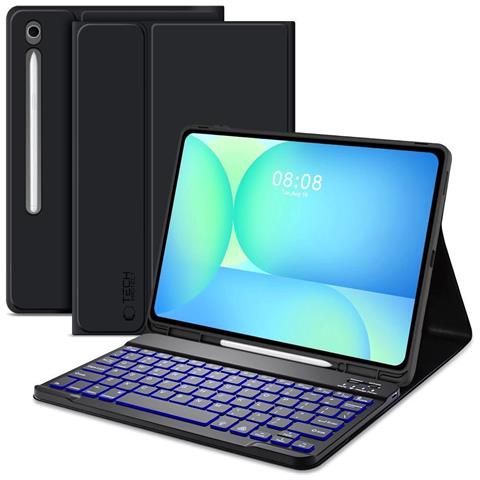 Custodia Per Tastiera Con Supporto E Stilo Per Samsung Galaxy Tab S10 Fe+ 13.1, Nera, - Foto 2