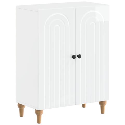 Set di armadietti da bagno in 3 pezzi ALKMAAR Bianco Lucido - Foto 2