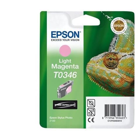 C13T03464020 Cartuccia Ink Originale Magenta Chiara Stylus Foto 2100/2100Pro / 2100W / 2200 Capacità 440 Pagine - Foto 2