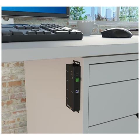 Resistente hub USB 3.0 per settore industriale a 4 porte predisposto per il montaggio - Foto 2