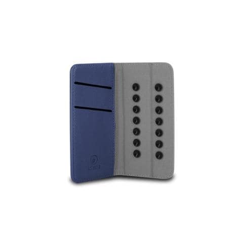 Custodia in Pelle per Smartphone 4" - Colore Blu - Foto 2