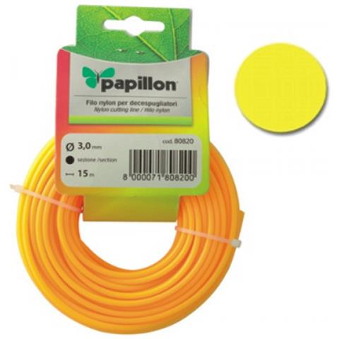 Filo nylon per decespugliatore 15 mt Ø : 2,4 mm Profilo: Tondo Papillon - Foto 3