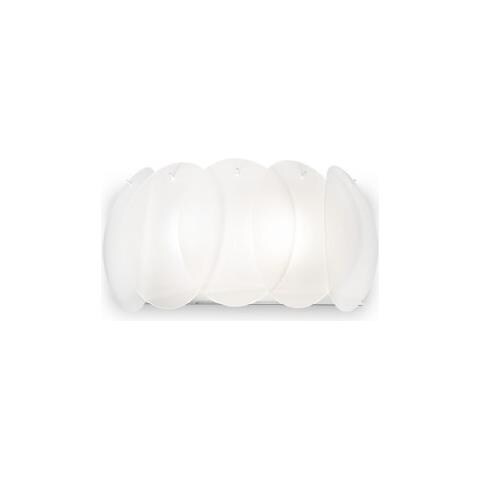 Lampada Da Parete Ovalino Ap2 Bianco Max 2 X 60w E27 - 240v - Foto 3
