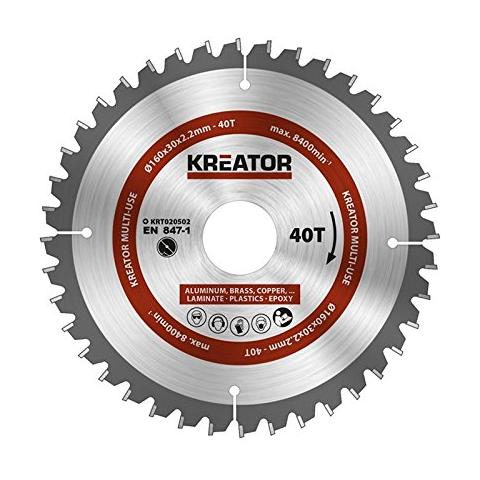 Krt020502 multiuso Lama Per Sega Circolare Per Ø160 mm 40t - Foto 1