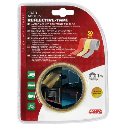 Nastro Riflettente Giallo 1m X 5cm - Foto 2