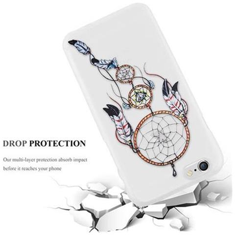 Cadorabo Custodia Compatibile Con Apple Iphone 6 / Iphone 6s Con Cacciatore Di Sogni- Coperchio Protettivo In Silicone Tpu Con Stampa Moderna - Foto 11