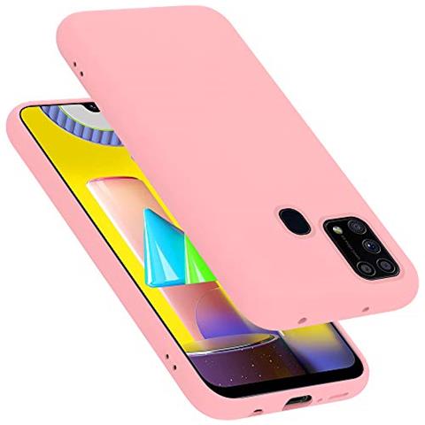 Custodia Compatibile Con Samsung Galaxy M31 In Liquid Rosa - Coperchio Protettivo In Silicone Tpu Flessibile - Foto 1