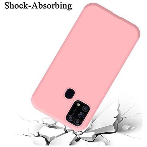 Custodia Compatibile Con Samsung Galaxy M31 In Liquid Rosa - Coperchio Protettivo In Silicone Tpu Flessibile - Foto 2
