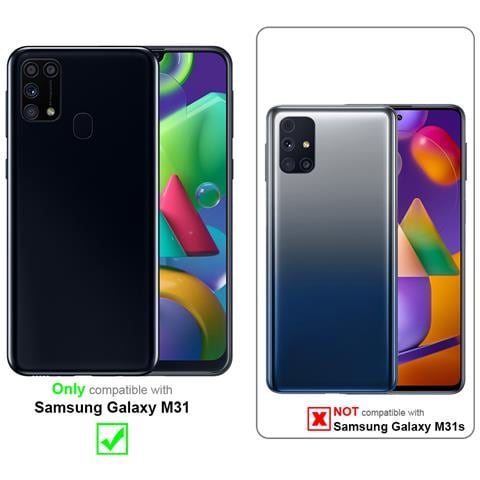 Custodia Compatibile Con Samsung Galaxy M31 In Liquid Rosa - Coperchio Protettivo In Silicone Tpu Flessibile - Foto 11