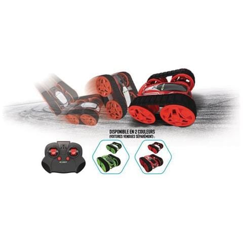Exost Mini Flip Tank Remote Control Car - 20261 - Scala 1:34 - Assortimento 2 Colori Rosso O Verde - Foto 1